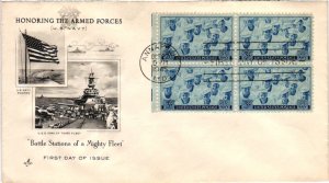#935 Navy Block of 4 - Artcraft Cachet