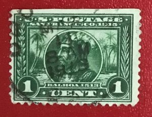 1913 US Scott 397 used 1 cent Vasco Nunez de Balboa Lot 1111