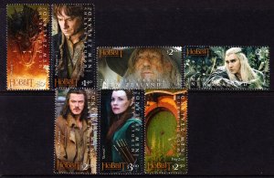 New Zealand 2014 The Hobbit Complete Mint MNH Set SC 2555-2561