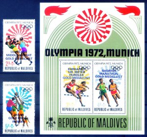 Sport. Monaco Olympics. 1973 Medals.