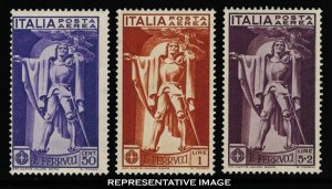 Italy Scott C20-C22 Unused hinged.