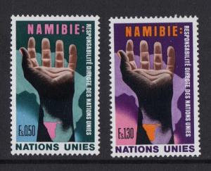 United Nations Geneva  #52-53  MNH 1975  Namibia