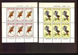 8 BIRD SHEETS NEW ZEALAND MNH STAMPS CATALOGUE VALUE 120 GB POUNDS