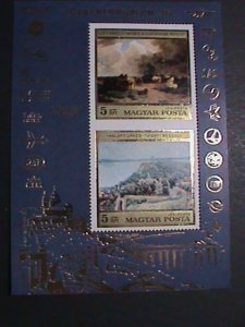 HUNGARY-1976 FAMOUS PAINTING - MNH S/S SHEET VERY FINE WE SHIP TO WORLD WIDE