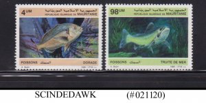 MAURITANIA - 1986 FISH - 2V - MINT NH