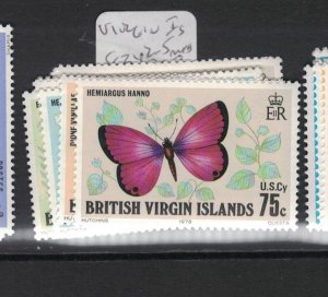 British Virgin Islands Butterfly SC 342-5 MNH (5gzq) 