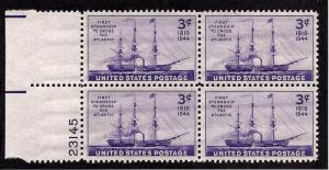 923 Mint,OG,NH... Block of 4 w/Plate#... SCV $1.00