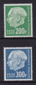 Saar the 200 & 300Fr mint from the 1957 set