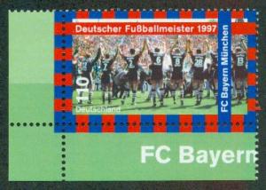 Germany #1981  Mint  VF  NH  Scott $1.10   Soccer