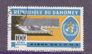 Dahomey # C32, WHO Headquarters Building, Used CTO, 1/3 Cat.