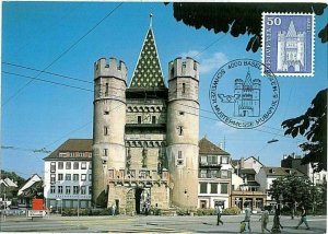 18070 - SWIZZERLAND  - POSTAL HISTORY - MAXIMUM CARD -  ARCHITECTURE 1988