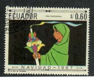 Ecuador;  Scott 765d; 1967; Precanceled; NH