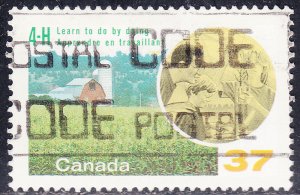 Canada 1215 4H Clubs Agriculture & Farming 37¢ 1988