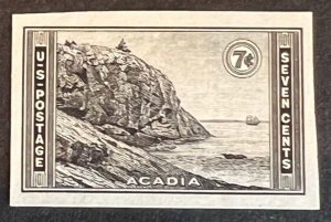 Scott#: 762 - National Parks: Acadia Park 7¢ 1934 single stamp MNGAI -Lot 2