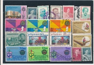 D387270 Philippines Nice selection of VFU Used stamps