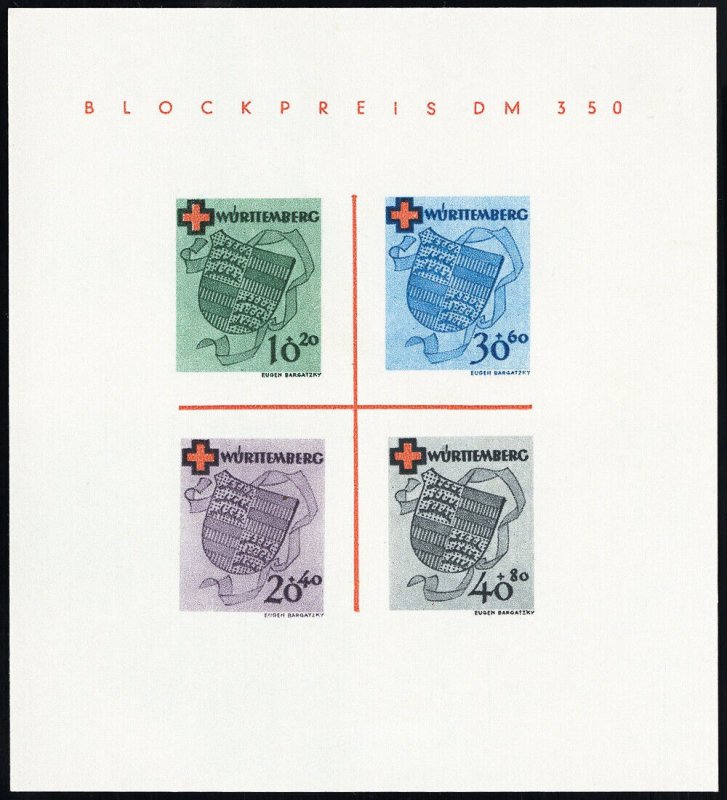 Germany Stamps # 8NB4a Unused XF Souvenir Sheet As Issued Scott Value $150.00