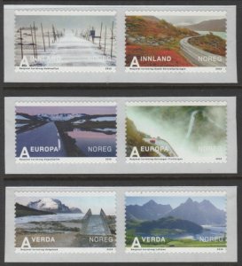 Norway 2010 #1607-12 MNH. Tourism