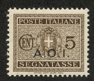 Italian East Africa, Scott #J1, Unused, Hinged