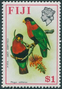 Fiji 1971 $1 Collared Lory SG449 MNH