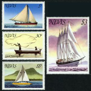 Nevis 114-117, MNH. Ships and Boats, 1980