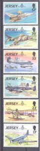 Jersey 634-39 MNH Aviation SCV7.65