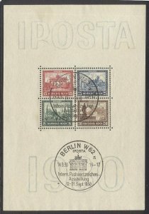 GERMANY #B33 Used - 1930 IPOSTA S/S