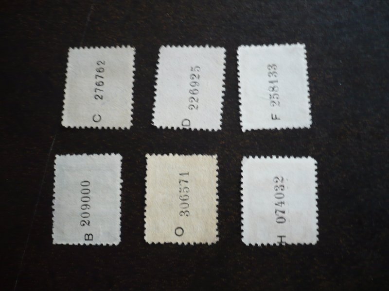 Stamps - Spain - Scott# 371-372  - Used Set of 6 Stamps