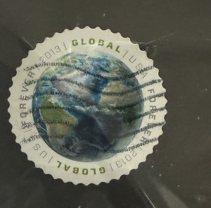 US 2013 Global Forever World globe #4740 USED