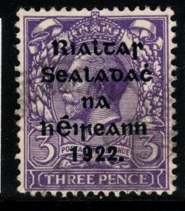 IRELAND SG36 1922 3d VIOLET FINE USED