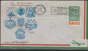 G)1966 MEXICO, 1966 YEAR OF FRIENDSHIP MEXICO-CENTRALAMERICA