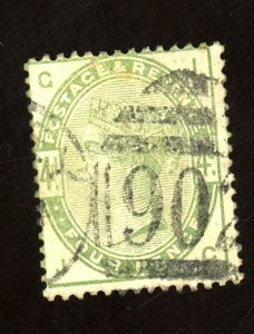 GREAT BRITAIN #103 USED FINE CREASE Cat $210