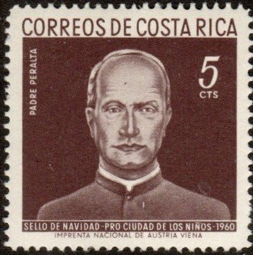 Costa Rica RA7 - Mint-H - 5c Father Peralta (1960) (cv $0.85)