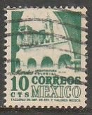 MEXICO 944, 10cents 1950 Definitive 3rd Printing wmk 350. USED. F-VF. (1427)