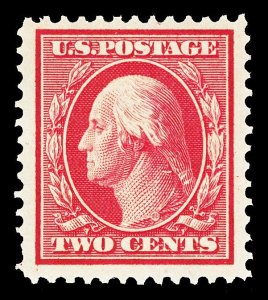 Scott 332 2c Washington Issue Mint VF OG NH Cat $14.50