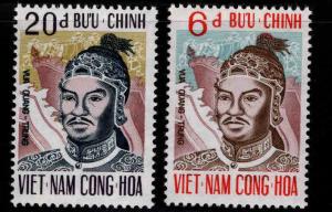 South Vietnam Scott 411-412 MNH** King Quang Trung stamp set