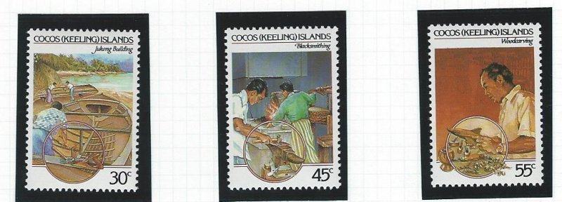 Cocos Islands  mnh  s.c.# 126-128