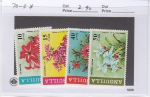 Anguilla 70-3 Flowers mint