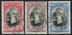 TONGA 1938 20TH ANNIVERSARY SET USED 