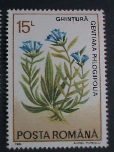 ​ROMANIA-1993-SC#3804-9 MEDICINAL PLANTS & FLOWERS -MNH  SET VERY FINE