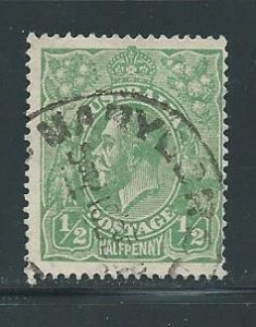 Australia 60 1918-23 1/2d KGV U