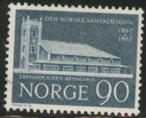 Norway Scott 509 MH* chruch stamp