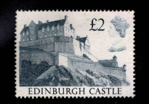 Great Britain Scott 1232 Edinburgh Castle stamp, Mint No Gum