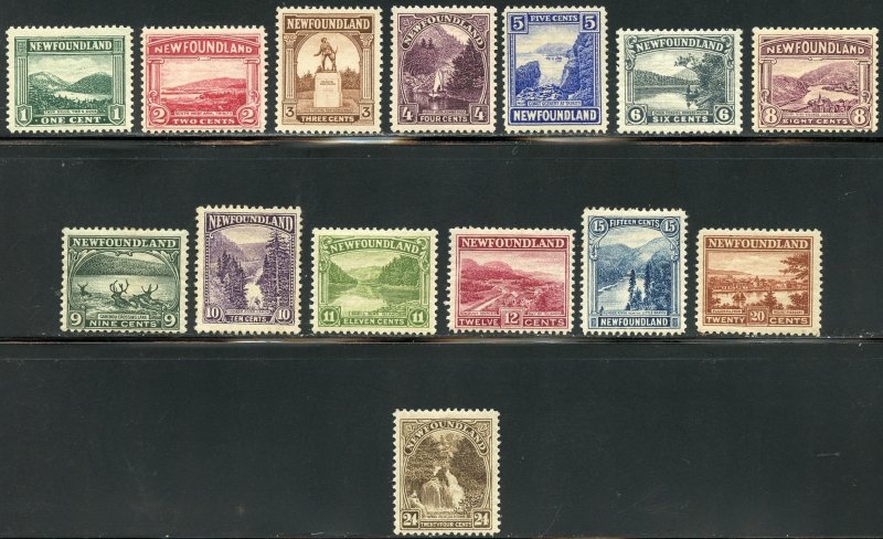 Canada-Newfoundland Scott 131-144 Unused F-VF H-LH Complete Set - SCV $187.50