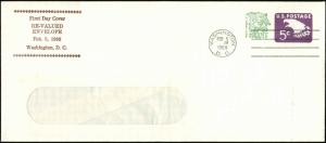 US FDC #U553 UPSS #3541-49 Unknown Designer Cachet Washington, DC