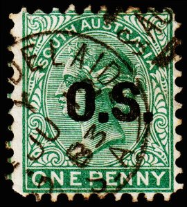 South Australia Scott O44 (1880) Used F M