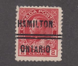 Canada Precancel HAMILTON 1-106