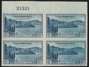 US, Scott #761, 6¢ National Parks issue,  NGASI LH,  Block of 4 , CV $9.60+