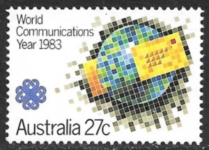AUSTRALIA 1983 World Communications Year Issue Sc 869 MNH