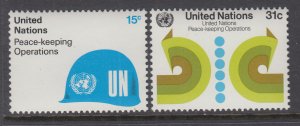 UN New York 320-321 MNH VF