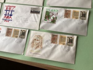 Iceland first day covers 11 items Ref A1927